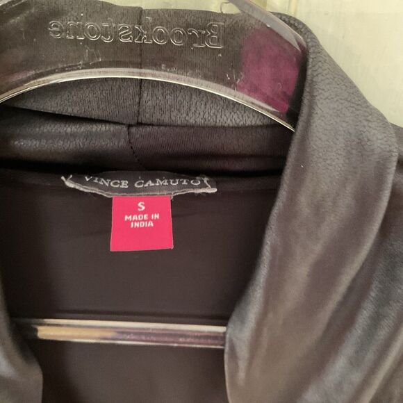 Vince Camuto Black Open Front Lightweight Cardigan Top, Size S - Picture 10 of 11